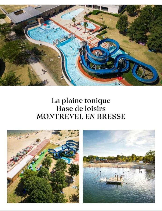 Bulles Etoilees Appartement Avec Jacuzzi Prive Montrevel-en-Bresse Exteriér fotografie